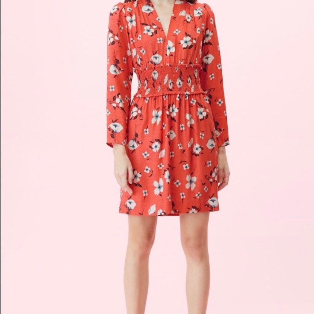 Rebecca Taylor LS Daniella Dress Size 12 NWT